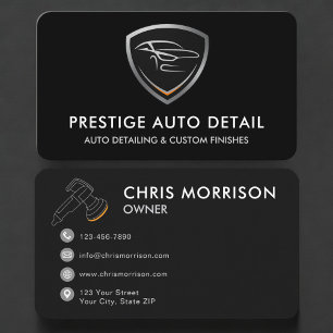 Auto-Spa-Autodetailing-Reinigung Visitenkarte