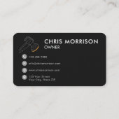 Auto Spa Car Detailing Cleaning Visitenkarte (Rückseite)