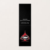 Auto-Spaten Visitenkarten (Außenseite Aufgefaltet)