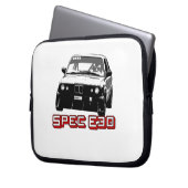 Auto Spezifikt. E30 Laptopschutzhülle (Vorderseite Links)