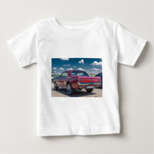 Auto Sport Mustang Rot Muskel Motor Gänge Metall Baby T-shirt