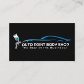 Auto Spray Paint Logo | Dienstleistungen von Perso Visitenkarte (Vorderseite)