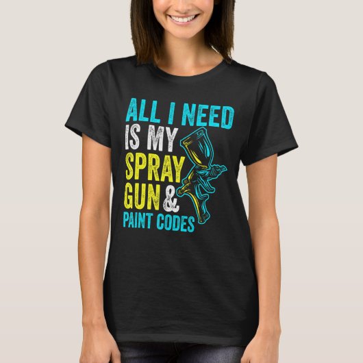 Auto-Spritzpistole 2 T-Shirt (Vorderseite)