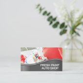 Auto | Sprühwagen Visitenkarte (Stehend Vorderseite)