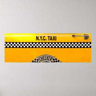 Auto - Stadt - NYC Taxi Poster