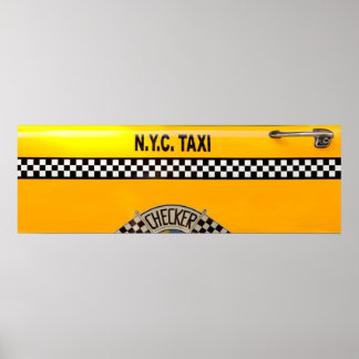 Auto - Stadt - NYC Taxi Poster