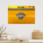 Auto - Stadt - NYC Taxi Poster (Küche)