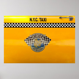 Auto - Stadt - NYC Taxi Poster