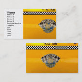 Auto - Stadt - NYC Taxi Visitenkarte (Vorne/Hinten)