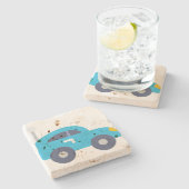 Auto Steinuntersetzer (Seitenansicht)