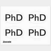 Auto Sticker PhD-Abschluss (Blatt)