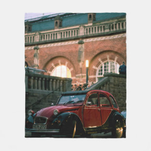 Auto Straße alt Vintage-Stil Straße Fleecedecke