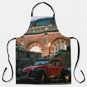 Auto Straße alt Vintage Stil Straße Schürze
