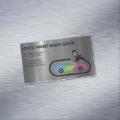 Auto Support | Car Paint Jobs Magnetische Visitenkarte (Beispiel)