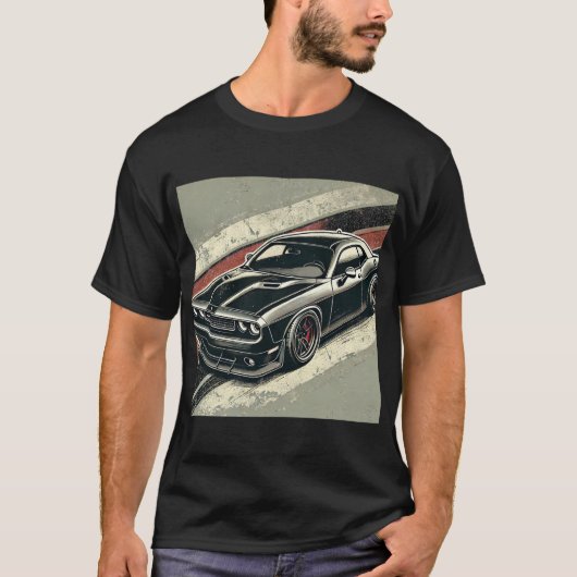 Auto T-Shirt (Vorderseite)