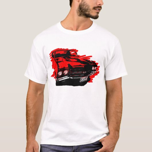 Auto-T-Shirt 1970 Chevrolets Chevelle SS T-Shirt (Vorderseite)