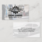 Auto Tech Automotive | Mechanik Visitenkarte (Vorne/Hinten)