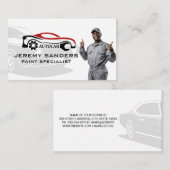 Auto Tech | Mechanisches Lächeln nach oben Visitenkarte (Vorne/Hinten)