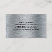 Auto Techniker bei der Arbeit an Autos Visitenkarte (Rückseite)