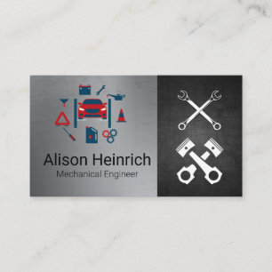 Auto Technischer Kundendienst Visitenkarte