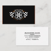 Auto Technischer Reparaturservice Visitenkarte (Vorne/Hinten)