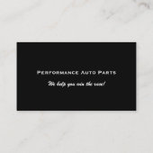 Auto-Teile B Visitenkarte (Rückseite)