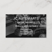 Auto-Teile und Wiedergewinnungs-Geschäft Visitenkarte (Rückseite)