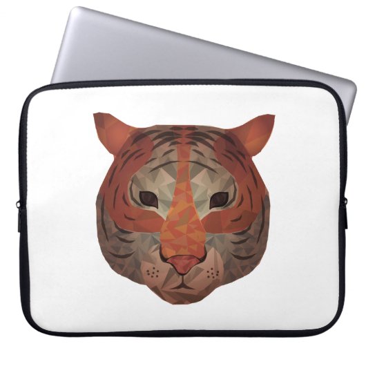 Auto Tiger Laptopschutzhülle (Vorderseite)