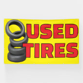 Auto Tire Shop Used Tires For Sale Banner (Horizontal)