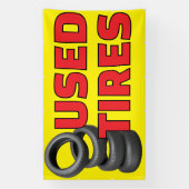 Auto Tire Shop Used Tires For Sale Banner (Vertikal)