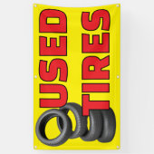 Auto Tire Shop Used Tires For Sale Banner (Vertikal)
