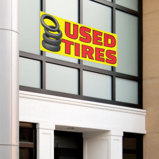 Auto Tire Shop Used Tires For Sale Banner