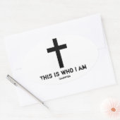 Auto (Tochter) Ovaler Aufkleber (Umschlag)