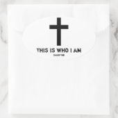 Auto (Tochter) Ovaler Aufkleber (Tasche)