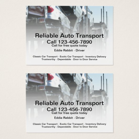 Auto-Transport-Auto-Fördermaschine (Vorne & Hinten)