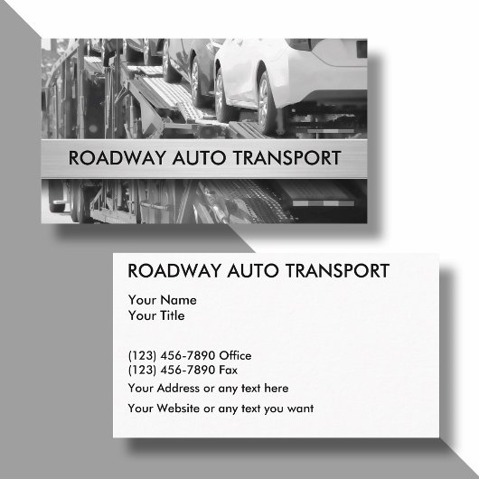 Auto Transport Business Cards Visitenkarte