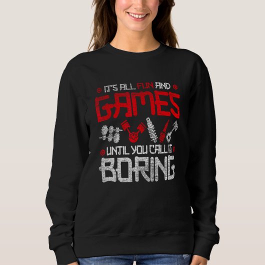 Auto-Tuning Motorsport Sweatshirt (Vorderseite)