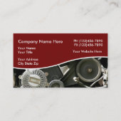 Auto- und Bergungsgarten Visitenkarte (Vorderseite)