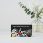 Auto- und Kfz-Service Visitenkarte (Stehend Vorderseite)