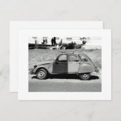 Auto und Lüfter Postkarte (Vorne/Hinten)