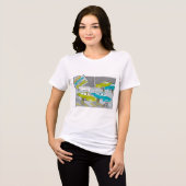 Auto und Reifen Tri-Blend Shirt (Vorderseite voll)