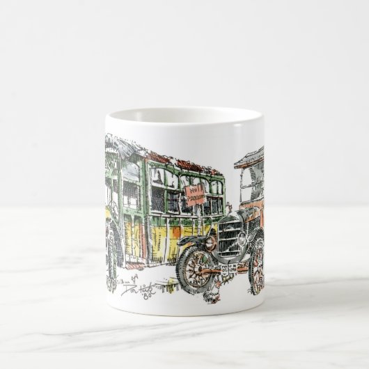 Auto: Verfallene Fahrzeuge Kaffeetasse (Mittel)