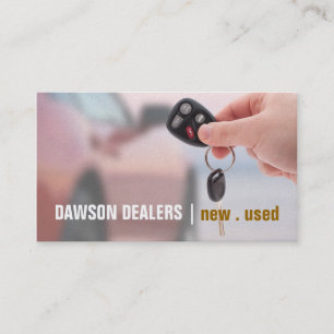 Auto-Verkauf, Händler, Cars-Visitenkarte Visitenkarte