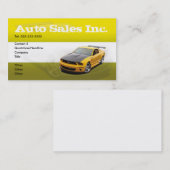 Auto-Verkäufe, Auto-Verkäufe Visitenkarte (Vorne/Hinten)