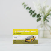 Auto-Verkäufe, Auto-Verkäufe Visitenkarte (Stehend Vorderseite)