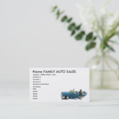 Auto-Verkaufs-Geschäfts-Karten Visitenkarte (Stehend Vorderseite)