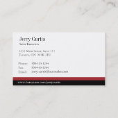 Auto-Verkaufs-Mechaniker-Visitenkarte Visitenkarte (Rückseite)