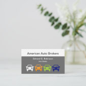 Auto-Vermittler-Geschäfts-Karten Visitenkarte (Stehend Vorderseite)