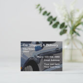 Auto-Verschiffen u. Lieferung Visitenkarte (Stehend Vorderseite)