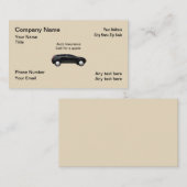 Auto-Versicherungs-Agent Visitenkarte (Vorne/Hinten)